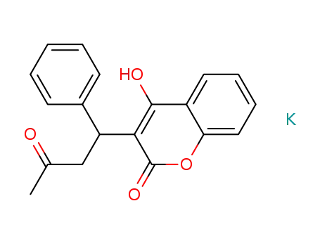 Molecular Structure of 166320-52-1 ((R)-Potassium warfarin)