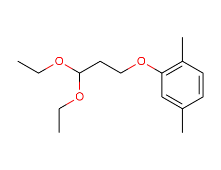 Molecular Structure of 1025804-42-5 (3-(2,5-dimethylphenoxy)propanal diethylacetal)
