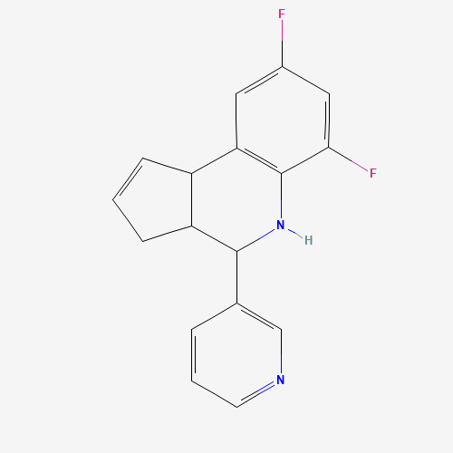 (3aR,9bS)-6,8-difluoro-4-(pyridin-3-yl)-3a,4,5,9b-tetrahydro-3H-cyclopenta[c]quinoline
