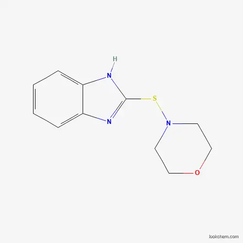 Molecular Structure of 1020-62-8 (4-(1H-benzimidazol-2-ylsulfanyl)morpholine)