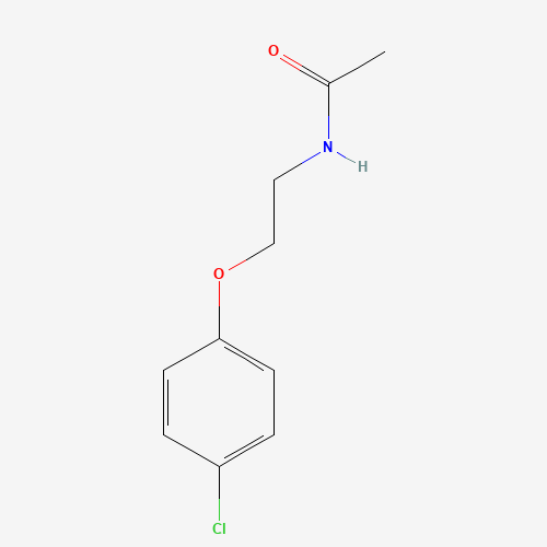 Molecular Structure of 104053-89-6 (N-[2-(4-Chlorophenoxy)ethyl]acetamide)