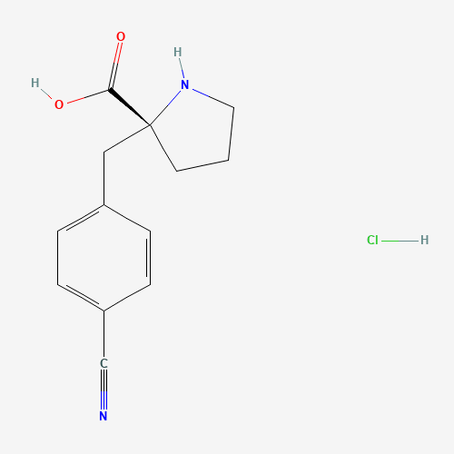 (R)-α-(4-cyanobenzyl)proline hydrochloride