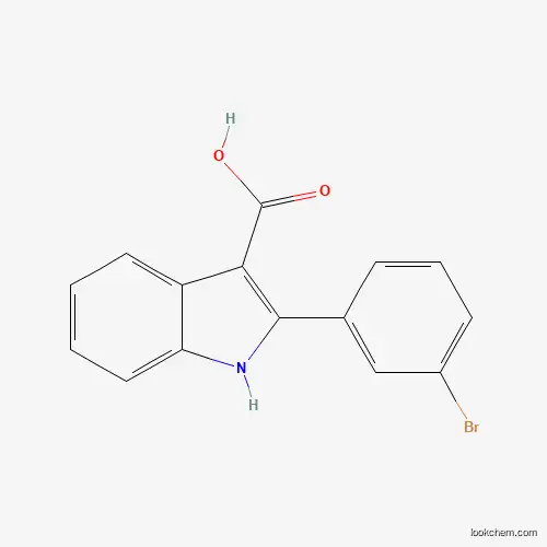 Best price/ 2-(3-Bromophenyl)-1h-indole-3-carboxylic acid  CAS NO.1098340-10-3