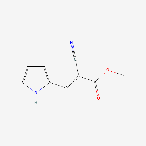 2-Propenoic acid, 2-cyano-3-(1H-pyrrol-2-yl)-, methyl ester