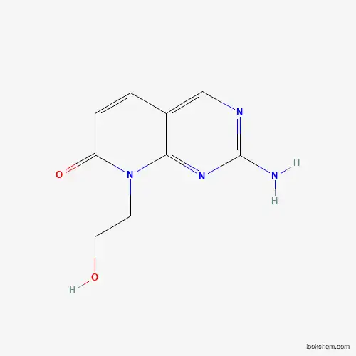 Molecular Structure of 1184920-95-3 (2-amino-8-(2-hydroxyethyl)pyrido[2,3-d]pyrimidin-7(8H)-one)