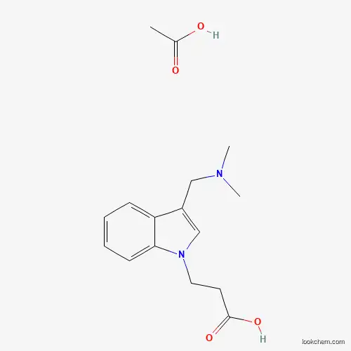 3-(3-Dimethylaminomethyl-indol-1-YL)-propionic acid acetate