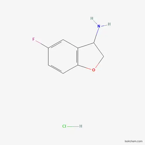 5-Fluoro-2,3-dihydro-benzofuran-3-ylamine hydrochloride