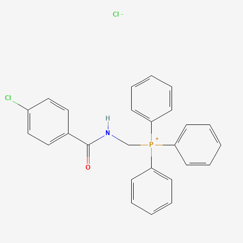 Molecular Structure of 121561-24-8 ([(4-Chlorobenzamido)methyl](triphenyl)phosphanium chloride)