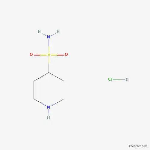 Molecular Structure of 1251923-46-2 (Piperidine-4-sulfonamide hydrochloride)