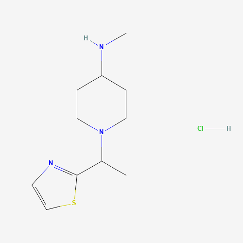 N-Methyl-1-(1-(thiazol-2-yl)ethyl)piperidin-4-amine hydrochloride