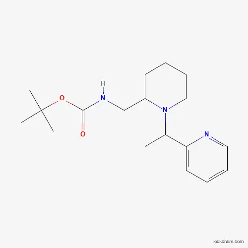 tert-Butyl ((1-(1-(pyridin-2-yl)ethyl)piperidin-2-yl)methyl)carbamate