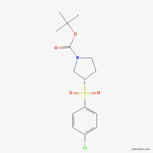 (S)-3-(4-클로로-벤젠술포닐)-피롤리딘-1-카르복실산 tert-부틸 에스테르