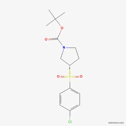 (S)-tert-Butyl 3-((4-chlorophenyl)sulfonyl)pyrrolidine-1-carboxylate