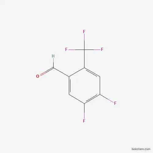 Molecular Structure of 134099-22-2 (4,5-Difluoro-2-(trifluoromethyl)benzaldehyde)
