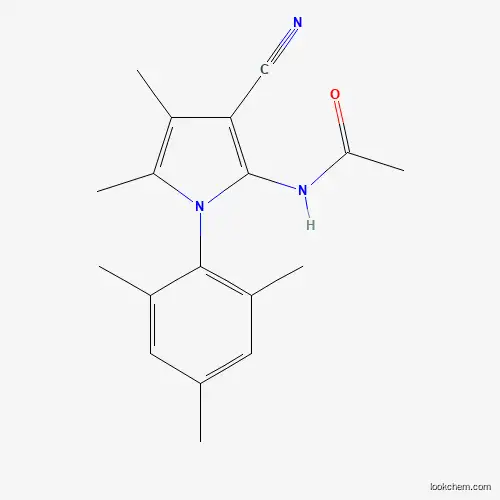 N-[3-Cyano-4,5-dimethyl-1-(2,4,6-trimethyl-phenyl) -1H-pyrrol-2-yl]-acetamide