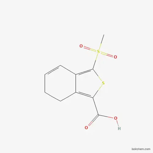 Molecular Structure of 175202-69-4 (3-(Methylsulfonyl)-6,7-dihydrobenzo[c]thiophene-1-carboxylic acid)
