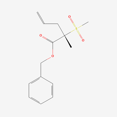 benzyl(S)-2-methyl-2-(methylsulfonyl)pent-4-enoate