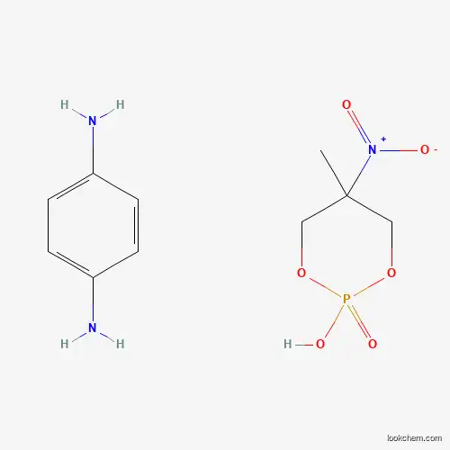Molecular Structure of 20133-61-3 (2-Hydroxy-5-methyl-5-nitro-1,3,2lambda~5~-dioxaphosphinan-2-one--benzene-1,4-diamine (1/1))
