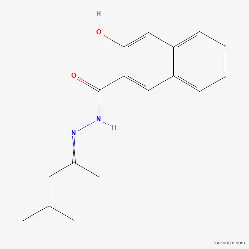 Molecular Structure of 214417-91-1 (3-hydroxy-N-(4-methylpentan-2-ylideneamino)naphthalene-2-carboxamide)