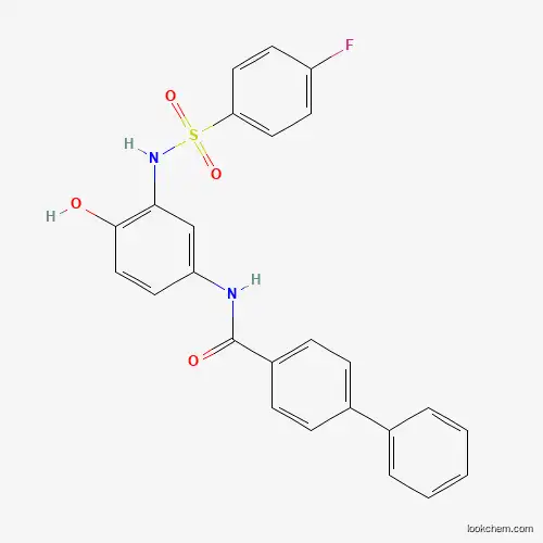 1,1'-Biphenyl]-4-carboxamide, N-[3-[[(4-fluorophenyl)sulfonyl]amino]-4-hydroxyphenyl]- CAS No.2249435-90-1