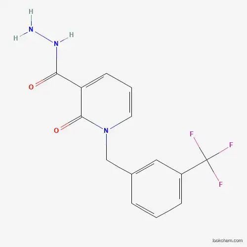 Molecular Structure of 242797-51-9 (2-Oxo-1-[3-(trifluoromethyl)benzyl]-1,2-dihydro-3-pyridinecarbohydrazide)