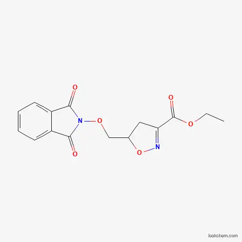 ETHYL 5-([(1,3-DIOXO-1,3-DIHYDRO-2H-ISOINDOL-2-YL)OXY]METHYL)-4,5-DIHYDRO-3-ISOXAZOLECARBOXYLATE