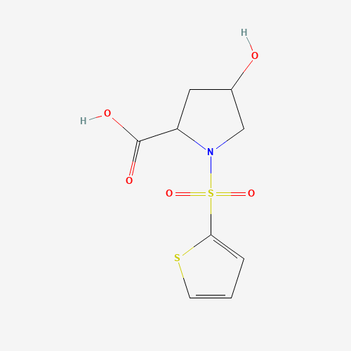 4-HYDROXY-1-(2-THIENYLSULFONYL)-2-PYRROLIDINECARBOXYLIC ACID