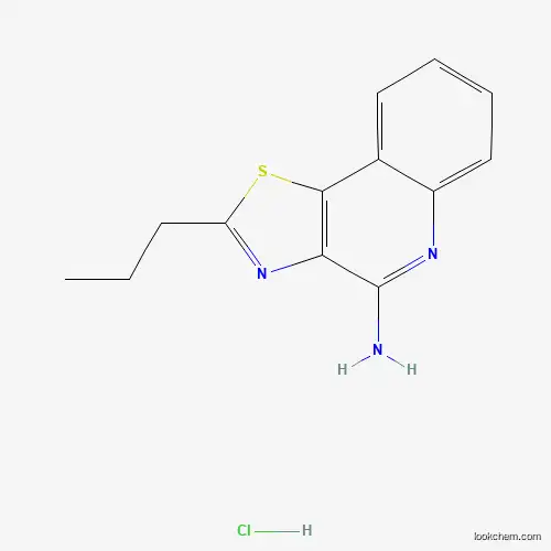 Molecular Structure of 256922-54-0 (2-Propylthiazolo[4,5-c]quinolin-4-amine hydrochloride)