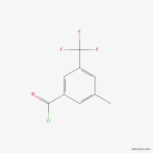 Molecular Structure of 261952-09-4 (3-methyl-5-(trifluoromethyl)benzoyl Chloride)