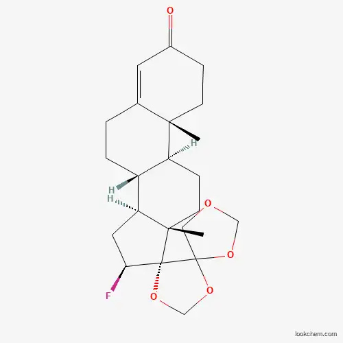 Molecular Structure of 2820-85-1 ((8r,9s,10r,13s,14s,16s,17r)-16-Fluoro-10,13-dimethyl-1,6,7,8,9,10,11,12,13,14,15,16-dodecahydrodispiro[cyclopenta[a]phenanthrene-17,4'-[1,3]dioxolane-5',4''-[1,3]dioxolan]-3(2h)-one)