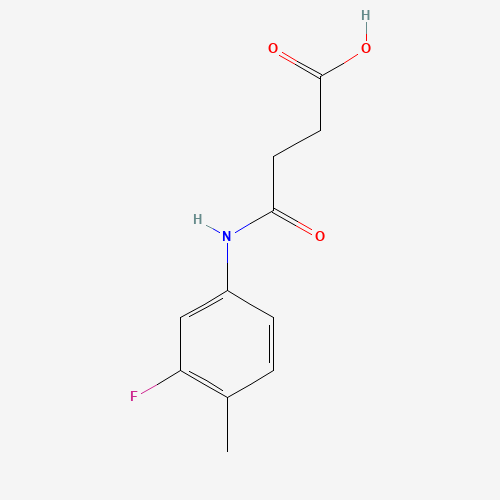 4-(3-FLUORO-4-METHYLANILINO)-4-OXOBUTANOIC ACID