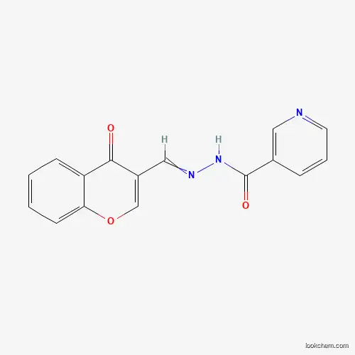 Molecular Structure of 285986-31-4 (N-[(4-oxochromen-3-yl)methylideneamino]pyridine-3-carboxamide)