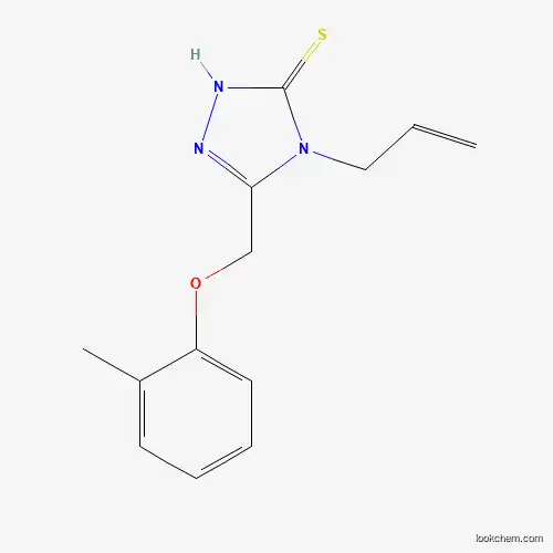 Molecular Structure of 292644-20-3 (4-allyl-5-[(2-methylphenoxy)methyl]-4H-1,2,4-triazole-3-thiol)