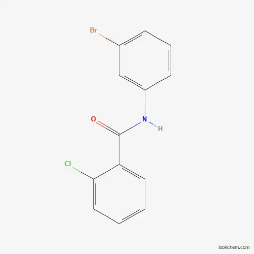 Molecular Structure of 301158-04-3 (N-(3-bromophenyl)-2-chlorobenzamide)
