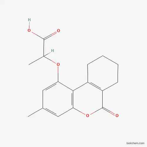 2-[(3-methyl-6-oxo-7,8,9,10-tetrahydro-6H-benzo[c]chromen-1-yl)oxy]propanoic acid