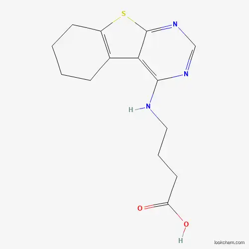 Molecular Structure of 313534-23-5 (4-(5,6,7,8-Tetrahydro-benzo[4,5]thieno[2,3-d]-pyrimidin-4-ylamino)-butyric acid)