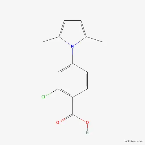 Molecular Structure of 313701-79-0 (2-Chloro-4-(2,5-dimethyl-pyrrol-1-yl)-benzoic acid)