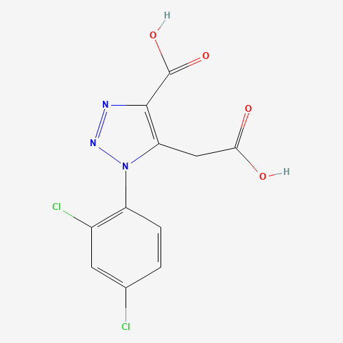 5-(CARBOXYMETHYL)-1-(2,4-DICHLOROPHENYL)-1H-1,2,3-TRIAZOLE-4-CARBOXYLIC ACID