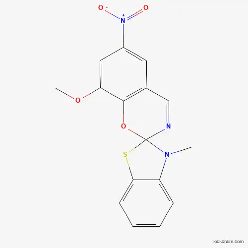 Molecular Structure of 32432-60-3 (8'-Methoxy-3-methyl-6'-nitrospiro[1,3-benzothiazole-2,2'-1,3-benzoxazine])