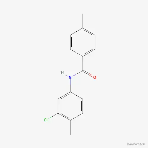 Molecular Structure of 326898-78-6 (N-(3-chloro-4-methylphenyl)-4-methylbenzamide)