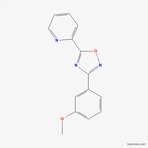 Molecular Structure of 327058-75-3 (3-(3-Methoxyphenyl)-5-(2-pyridyl)-1,2,4-oxadiazole)