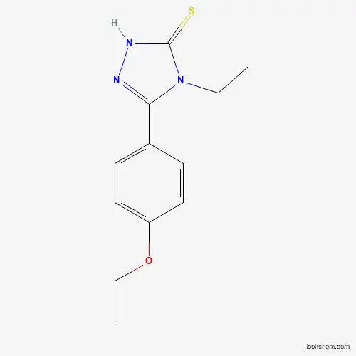 Molecular Structure of 328090-46-6 (5-(4-ethoxyphenyl)-4-ethyl-4H-1,2,4-triazole-3-thiol)