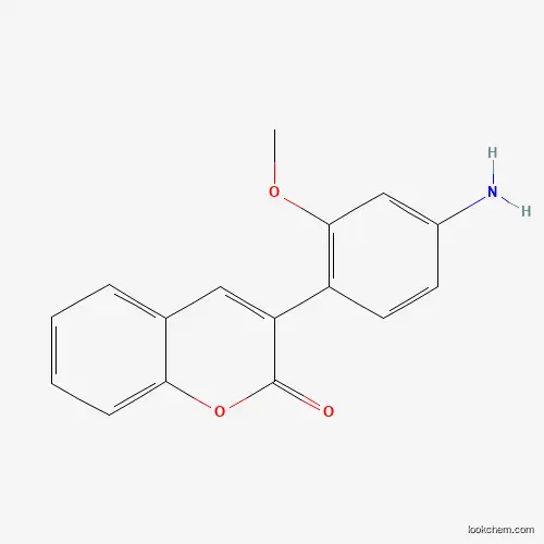 Molecular Structure of 335206-96-7 (3-(4-Amino-2-methoxy-phenyl)-chromen-2-one)