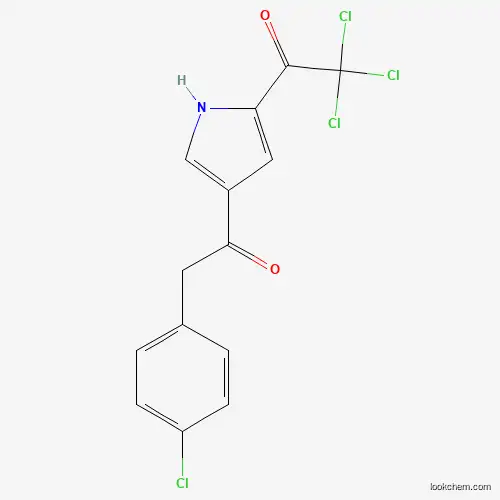 Molecular Structure of 338397-93-6 (2,2,2-trichloro-1-{4-[2-(4-chlorophenyl)acetyl]-1H-pyrrol-2-yl}-1-ethanone)