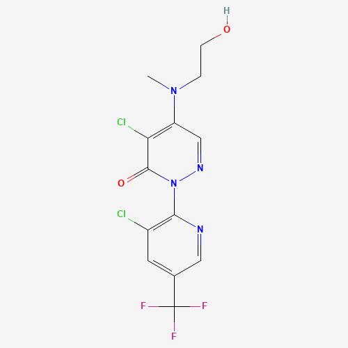 4-CHLORO-2-[3-CHLORO-5-(TRIFLUOROMETHYL)-2-PYRIDINYL]-5-[(2-HYDROXYETHYL)(METHYL)AMINO]-3(2H)-PYRIDAZINONE