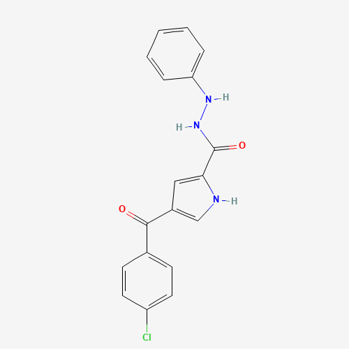 4-(4-Chlorobenzoyl)-N'-phenyl-1H-pyrrole-2-carbohydrazide