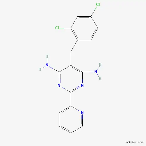 5-(2,4-DICHLOROBENZYL)-2-(2-PYRIDINYL)-4,6-PYRIMIDINEDIAMINE