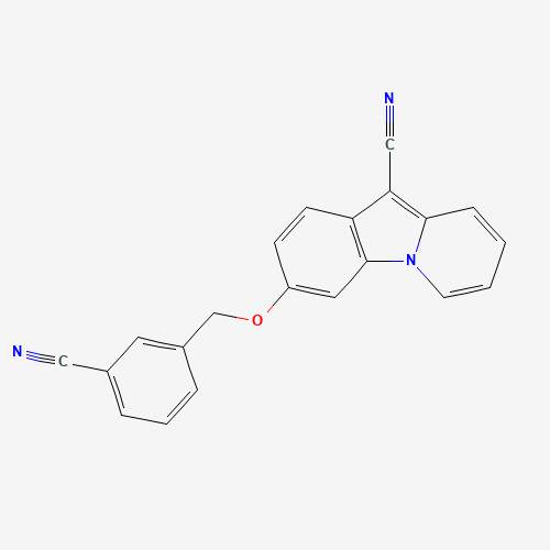 3-[(3-Cyanobenzyl)oxy]pyrido[1,2-a]indole-10-carbonitrile