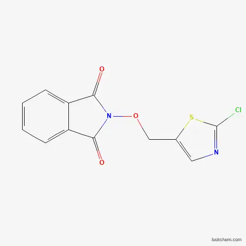 Molecular Structure of 339018-42-7 (2-[(2-chloro-1,3-thiazol-5-yl)methoxy]-1H-isoindole-1,3(2H)-dione)