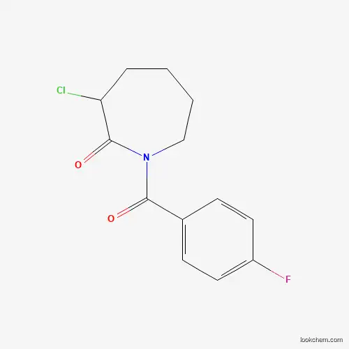 3-chloro-1-(4-fluorobenzoyl)azepan-2-one